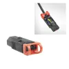 ACT C13 IEC Lock+ ümberjoodetav must, PA130100BK, C13, Must, Punane, Emane, Sirge, Nailon, 1,5 mm²