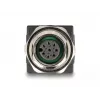 DeLOCK M12 adapter A-kodeeritud 8-kontaktiline emane RJ45 pesa otse