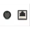 DeLOCK M12 adapterkaabel A-kodeeritud 8 kontaktiga emane RJ45 emasele 50 cm