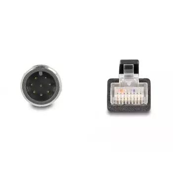 Võrgukaabel DeLOCK M12 Adapterkaabel A-kodeeritud 8 kontaktiga isane RJ45 isasele 50 cm