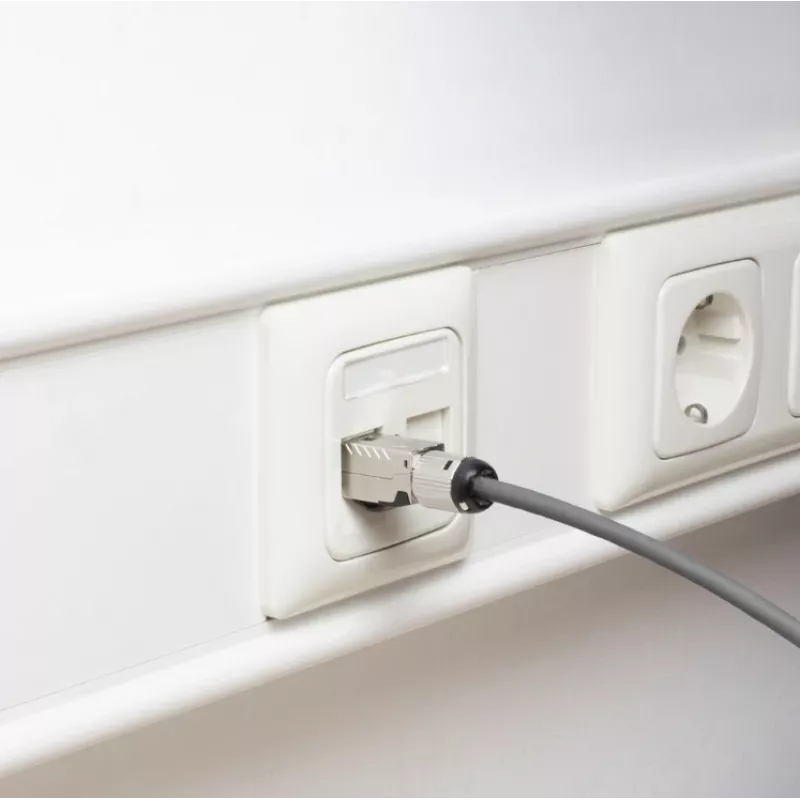 ACT väliklemmik RJ45 CAT6A varjestatud, tööriistavaba, 4PPoE 100W