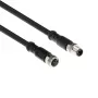 ACT Industrial 5.00 meetri andurikaabel M8A 3-pin isane M8A 3-pin emasele, Ultraflex Xtreme TPE kaabel, varjestatud