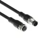 ACT Industrial 5,00 meetrit andurikaabel M12A 5-kontaktiline isane M12A 5-kontaktilise emasega, Superflex Xtreme TPE kaabel, varjestatud