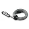Hama USB-kaablilukk Hõbedane, Läbipaistev 1,8 m