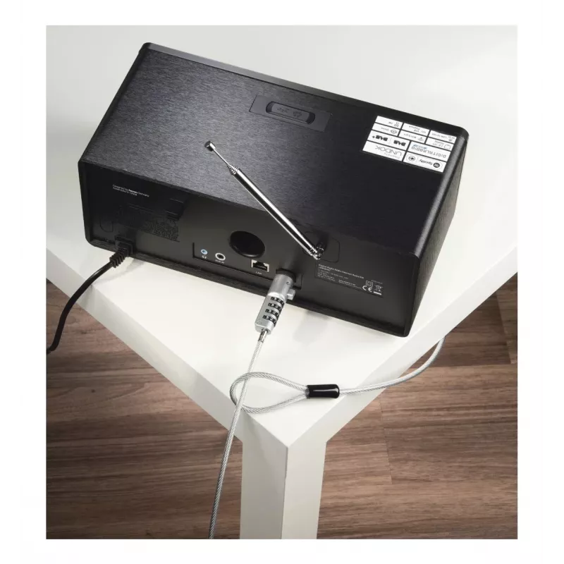 Hama USB-kaablilukk Hõbedane, Läbipaistev 1,8 m