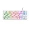 Trust GXT 833W Thado klaviatuur Gaming USB QWERTZ German Valge