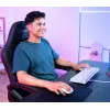 Trust GXT 833W Thado klaviatuur Gaming USB QWERTZ German Valge