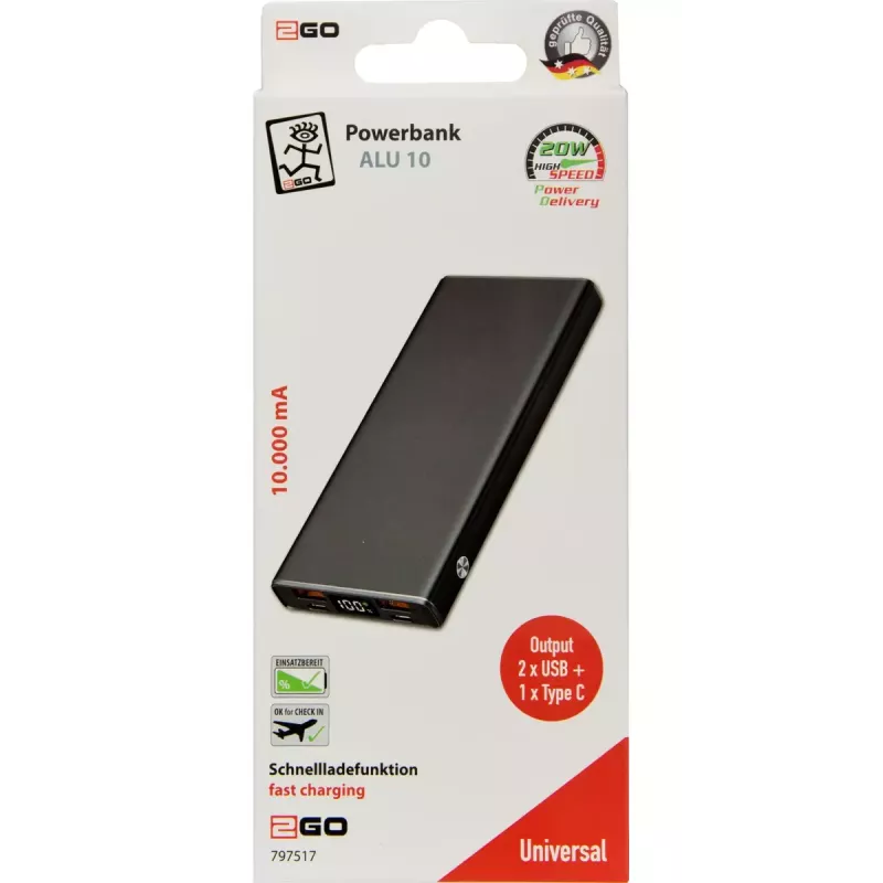 Akupank 2GO 797517 10000 mAh