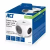 ACT AC2425 pikendusjuhe 1,5 m 3 vahelduvvoolu pistikupesa Siseruumides Valge