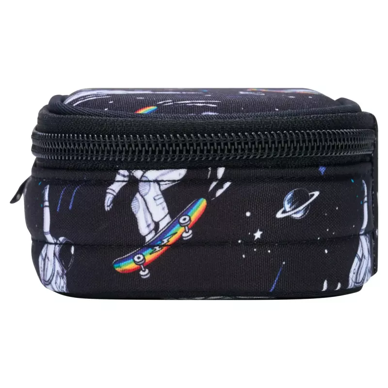 Herlitz Space Skater Soft Pencil Case Polyester Dark Blue Valge