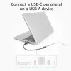 USB-adapter ACT AC7460 USB A isane 24-kontaktilisele USB-C emasele, 20 cm, 5 Gbps