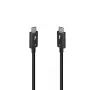 Lindy 1m Thunderbolt 5 kaabel, 80 Gbps, passiivne, isane, isane, 1 m, 80 Gbit/s, must, nikkel