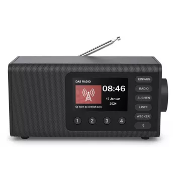 Isiklik raadio Hama DR1001 Digital DAB DAB+ FM 5W TFT-ekraan