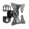 Manhattan Pivoting Wall Mount for TV & Monitorid (Tilt and Swivel), ekraanidele 13 inch kuni 27 inch, VESA ühilduvus: kõik vahemikus 75x75mm kuni 100x100mm - kontrollige ekraani tagaküljel olevate nelja kinnitusava mõõtmeid, et veenduda sobivuses, ühe naastuga kronstein, max 30kg