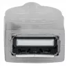 Manhattani USB-A–USB-A pikenduskaabel, 1,8 m, isane-emane, 480 Mbit/s (USB 2.0), Hi-Speed USB, läbipaistev hõbedane, eluaegne garantii