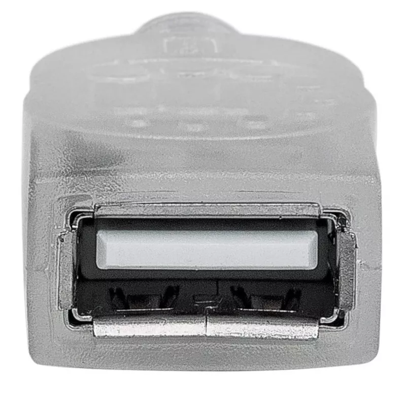Manhattani USB-A–USB-A pikenduskaabel, 1,8 m, isane-emane, 480 Mbit/s (USB 2.0), Hi-Speed USB, läbipaistev hõbedane, eluaegne garantii