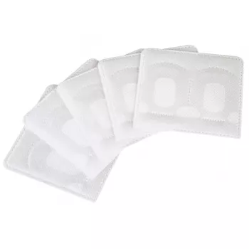 Hama isekleepuvad “SD” ümbrised, 5 tk pakend, MMC, SD, 2 kaarti, polüpropüleen (PP), läbipaistev, valge, 75 mm, 70 mm