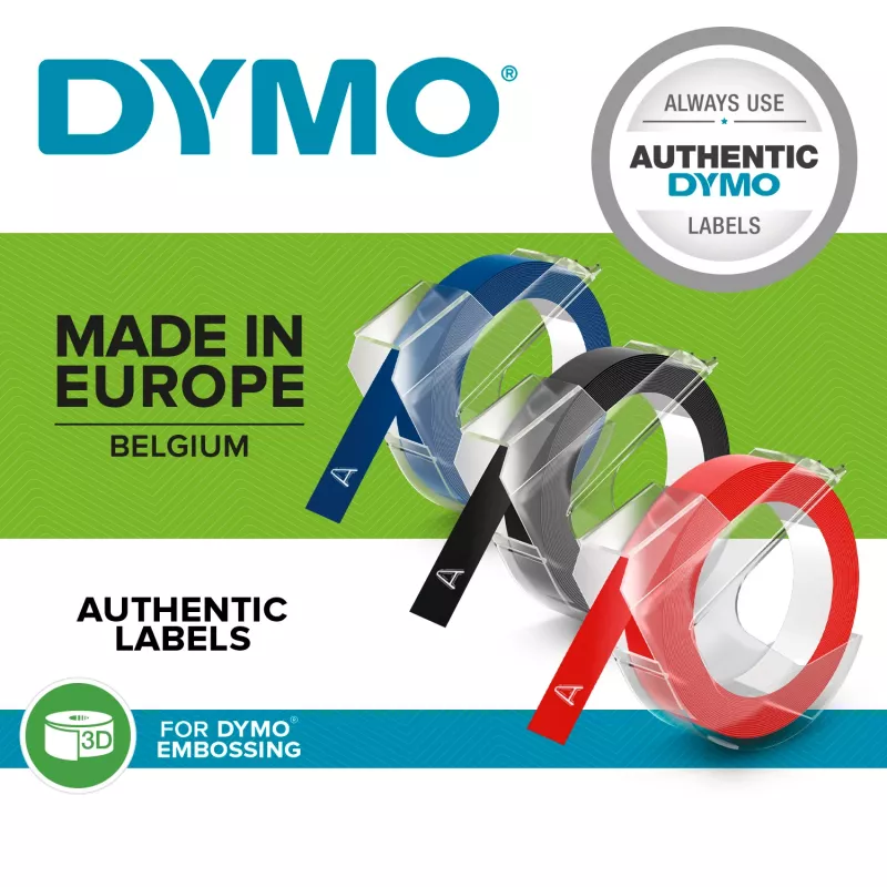 DYMO ® JUNIOR reljeeftrükik, Sinine, Roheline