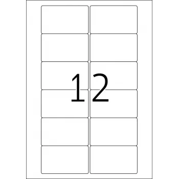 Isekleepuv printerisilt HERMA Video sildid A4 78,7x46,6 mm