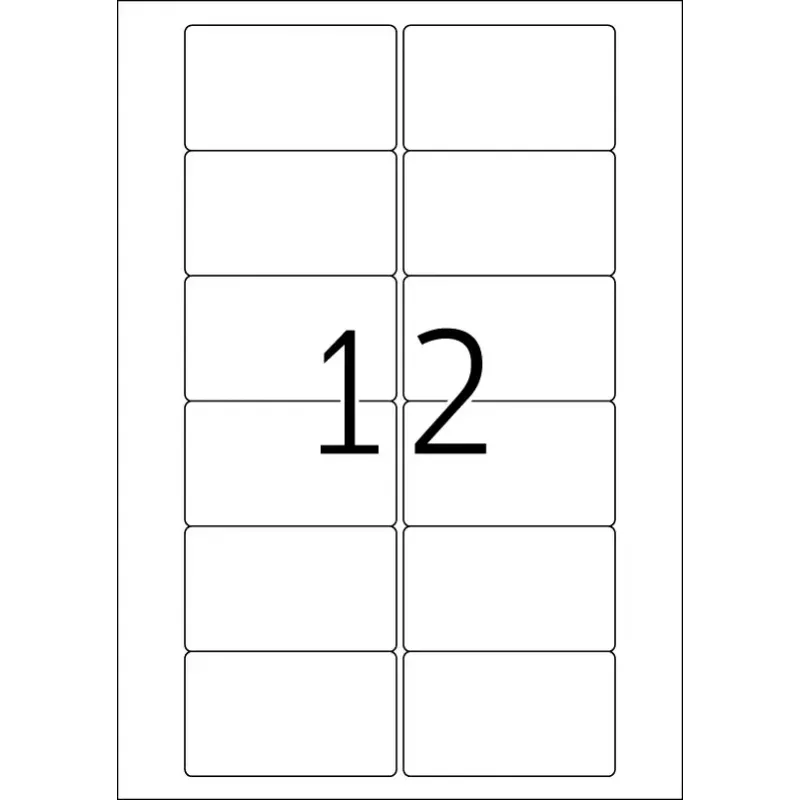 Isekleepuv printerisilt HERMA Video sildid A4 78,7x46,6 mm