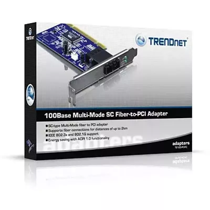 Fiiber PCI-kaart Trendnet TE100-PCIFC 100Base Multi-Mode SC