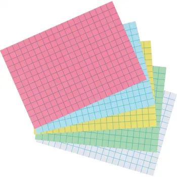 Herlitz 10901452 roheline registrikaart 100 tk ruuduline paber 170 g/m²