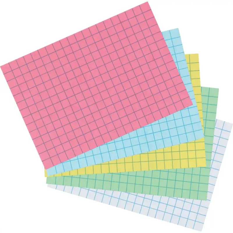 Herlitz 10901452 roheline registrikaart 100 tk ruuduline paber 170 g/m²