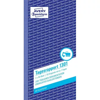 Raamatupidamisplank/raamat AVERY 1301 50 lehekülge