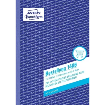 Raamatupidamisvorm/raamat A5 Avery 1406