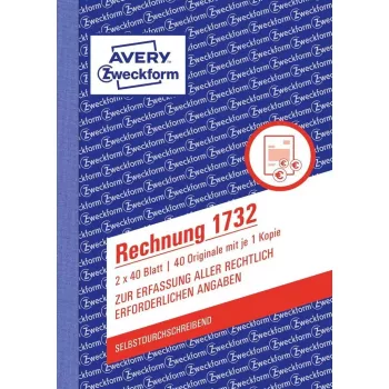 Raamatupidamisvormiraamat A6 Avery 1732