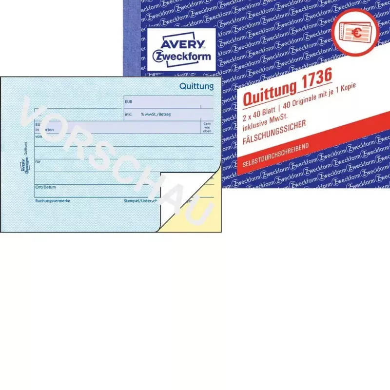 Raamatupidamisvorm/raamat A6 Avery 1736