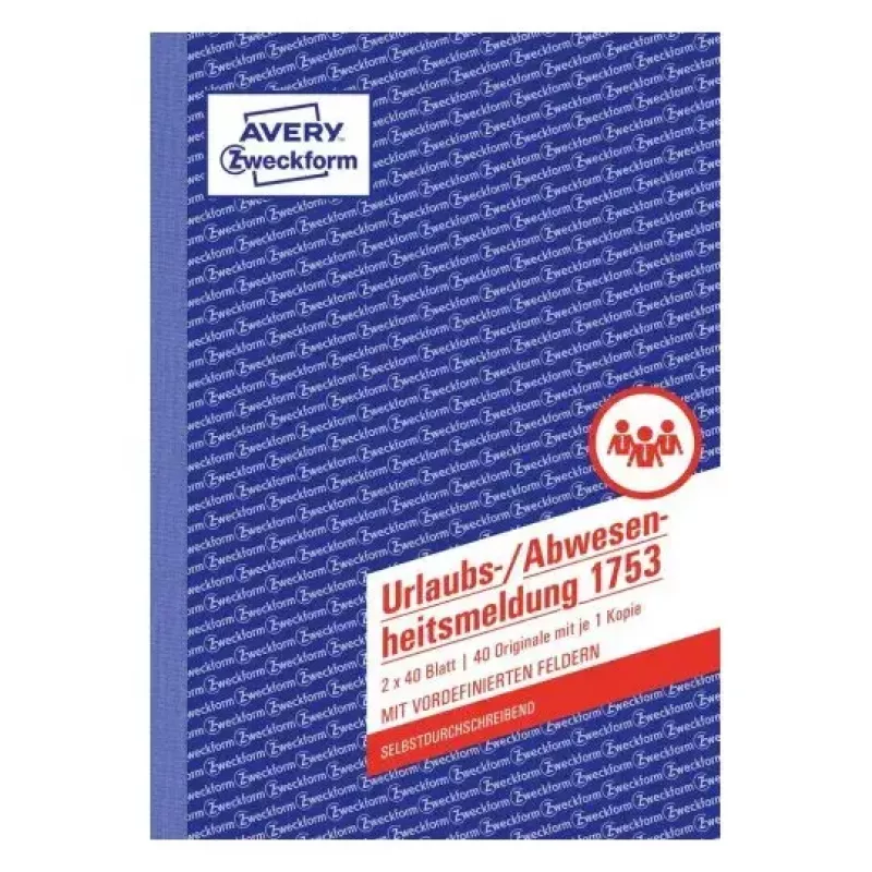Business Form Avery 1753