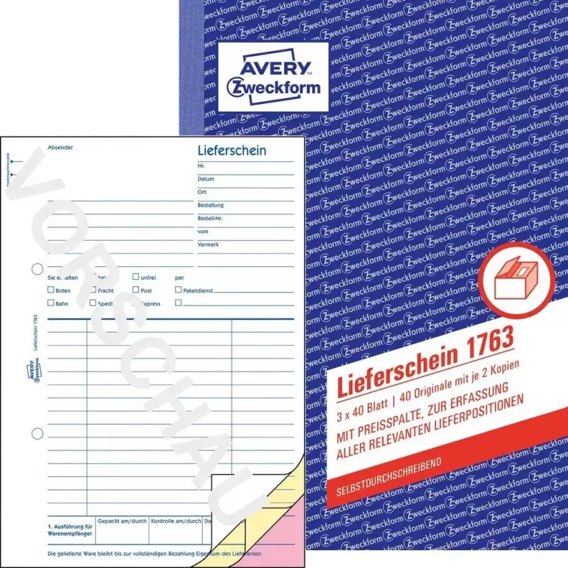 Avery 1763 raamatupidamisvormide raamat A5