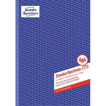 Raamatupidamisvormik/vihik AVERY 1773