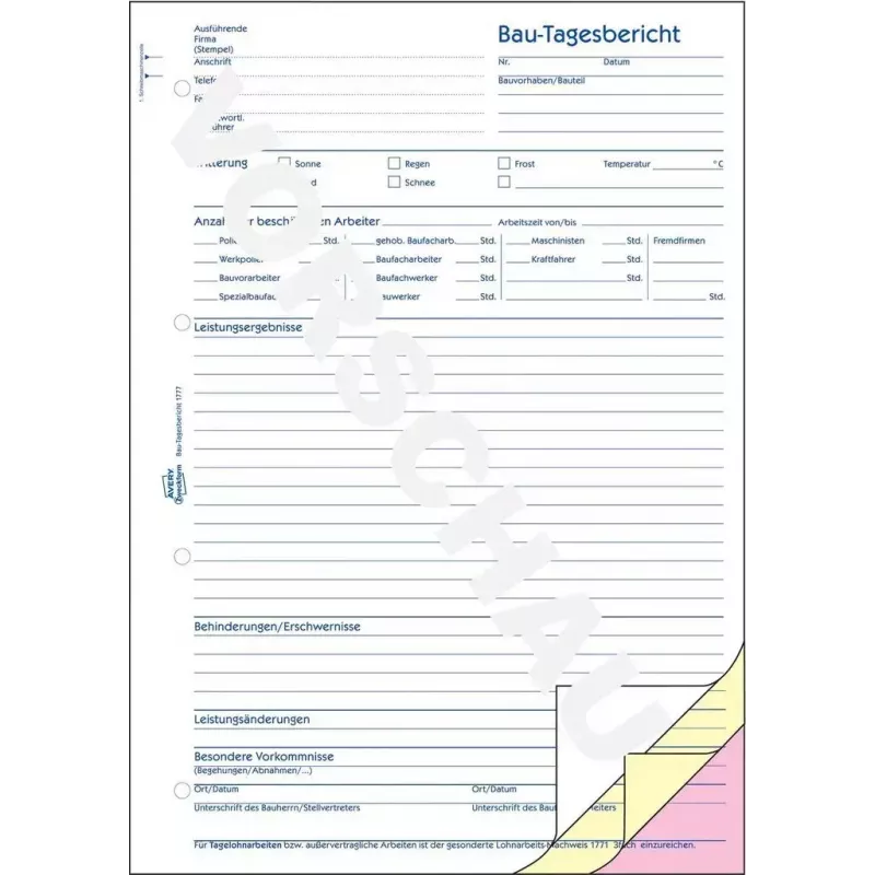 Raamatupidamisplank AVERY 1777 A4 40 lehekülge