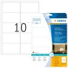 Saatmissildid HERMA 8330 A4 99,1x57 mm valge tugeva nakkumisega kile matt