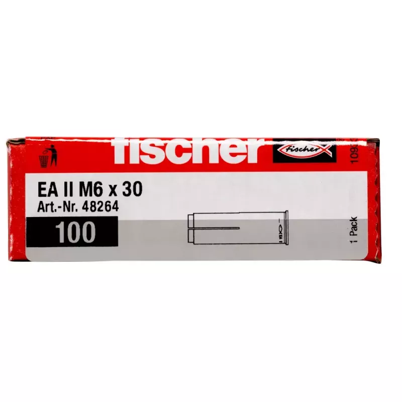 Anchor Fischer EA II M6 100 tk 30 mm