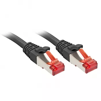 Lindy Kaabel / Adapter võrgukaabel Must 1 m Cat6 S/FTP (S-STP)