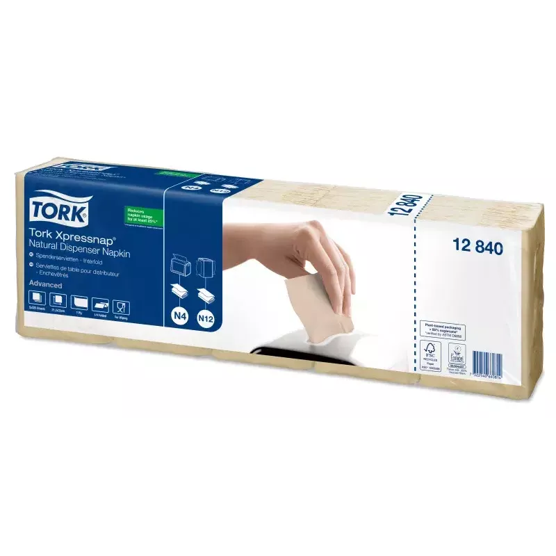Pabersalvrätikud Tork 12840 Natural 1125 tk