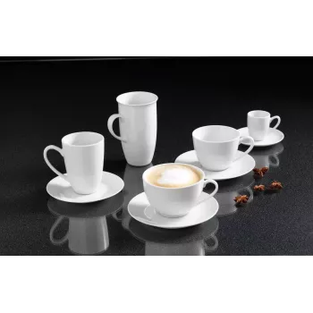 Tass Single Snap R&B BIANCO valge cappuccino 0,3L