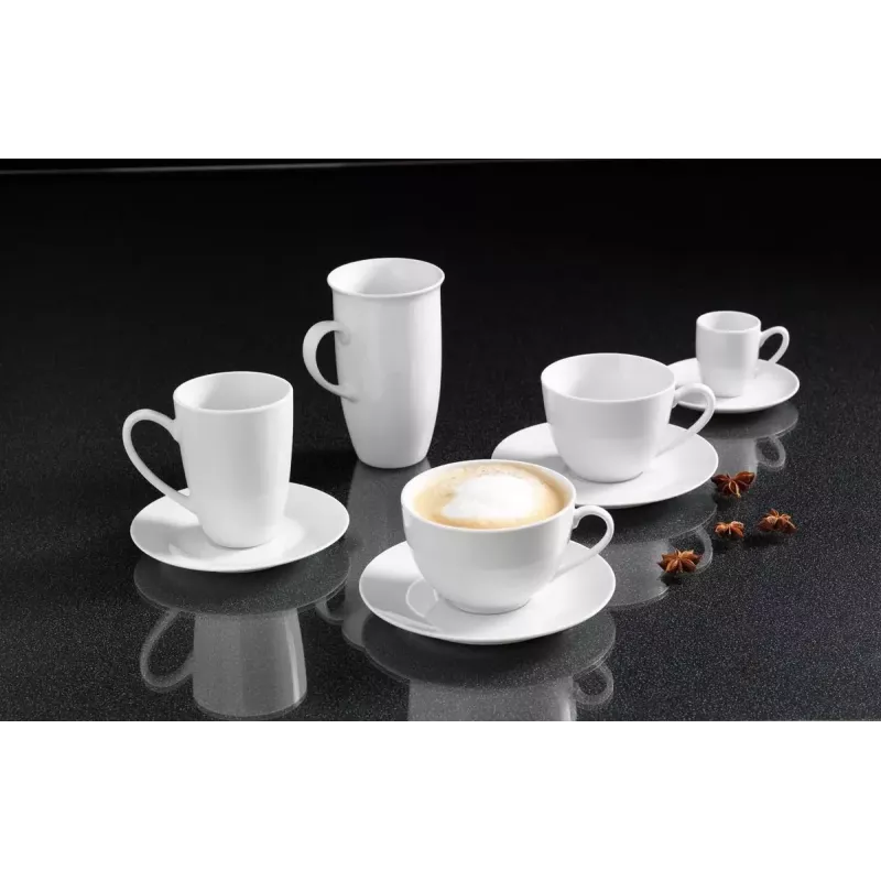 Tass Single Snap R&B BIANCO valge cappuccino 0,3L