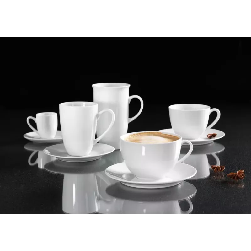 Tass Single Snap R&B BIANCO valge cappuccino 0,3L