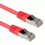 ACT punane 2 meetri pikkune LSZH SFTP CAT6A patch-kaabel RJ45-pistikutega