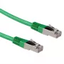ACT roheline 2 meetri pikkune LSZH SFTP CAT6A patch-kaabel RJ45 pistikutega