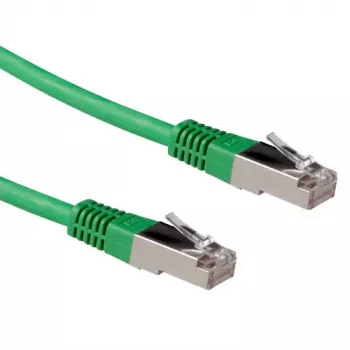 ACT roheline 5 meetri LSZH SFTP CAT6A ühenduskaabel RJ45-pistikutega