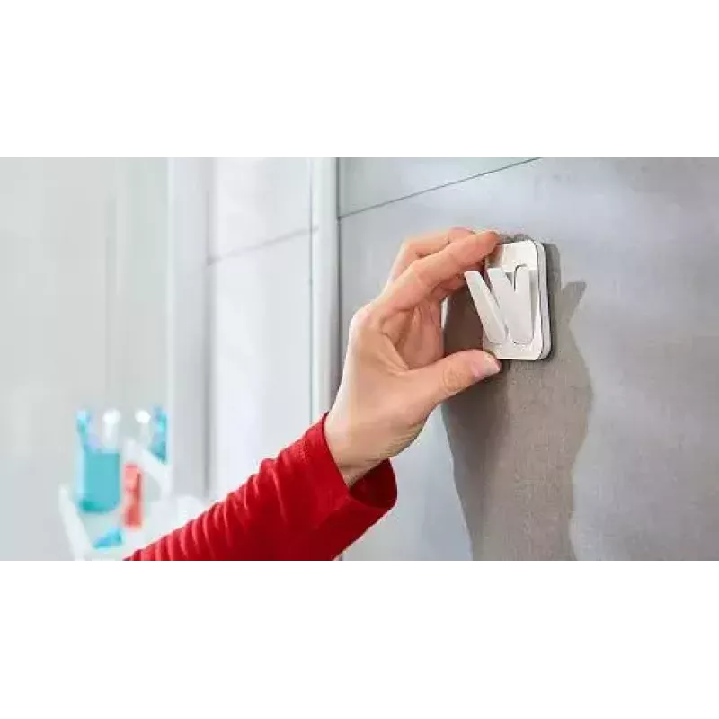 Towel hook TESA 59785-00000 Indoor Stainless steel Valge