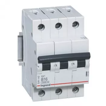 Kaitselüliti Legrand 419169 B16A 3P 6kA – 16 A, 3-pooluseline, 6 kA katkestusvõime