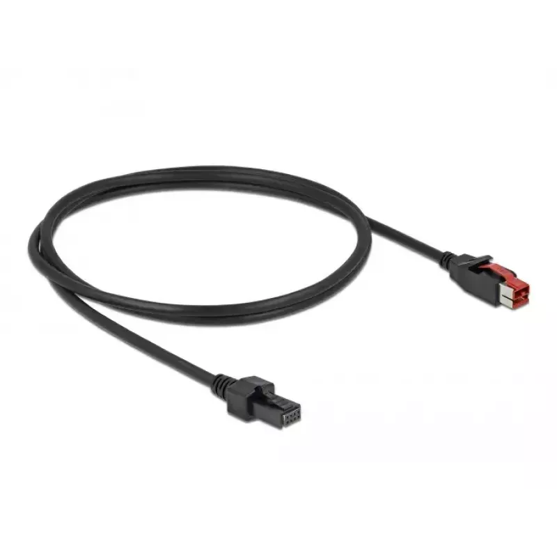 Toitega USB-kaabel DeLOCK 85950 24 V kuni 2 x 4 kontakti isane 1 m