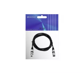 Audikaabel XLR 3-kontaktiline Omnitronic 3022047N 3 m Must