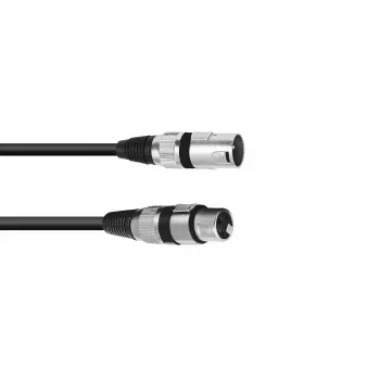 Audikaabel XLR 3-kontaktiline Omnitronic 3022047N 3 m Must